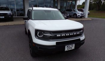 White ford bronco registered showroom