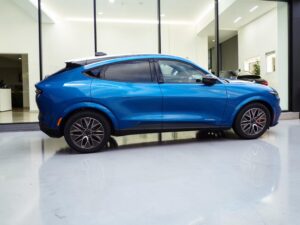 Blue Mach E Showroom