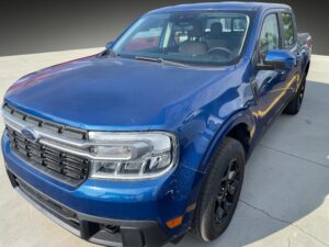 Ford Maverick Blue Showroom
